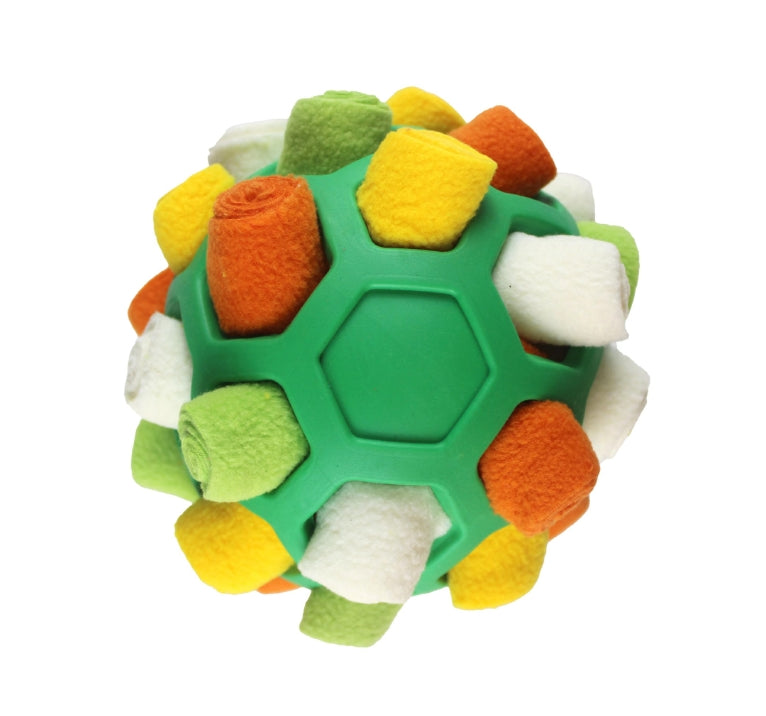 Pet Snuffle Ball, Dog's Puzzle Sniffing Leakage Feeding Ball, IQ Training Pets Snuffling Toy, Natural Foraging Skills Training Slow Feeder Mat.