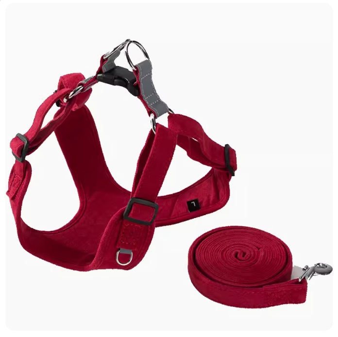 Adjustable Dog Vest Harness Leash, Escape-Proof, Suitable for Small Dogs S-240201-48